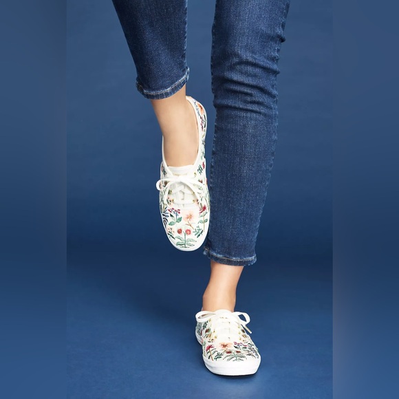 Keds x Rifle Paper Co. Champion Sneakers Size 7 - Picture 2 of 13